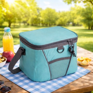 Geanta izoterma pentru plaja, dimensiune 22x17x17 cm, capacitate 6l - Img 2