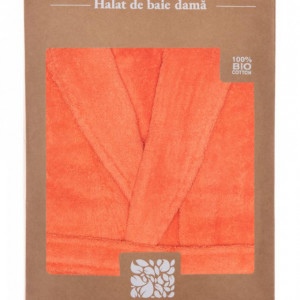 HALAT DE BAIE DAMA BBC ORGANIC - CORAL - Img 4