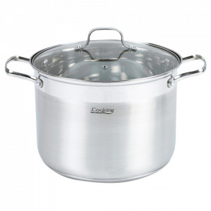 Oala cu capac din inox, Cooking by Heinner Rina, 8L, 24X18 cm - Img 1