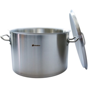 Oala profesionala din inox cu capac Schmitter, 45x28 cm, 44 L