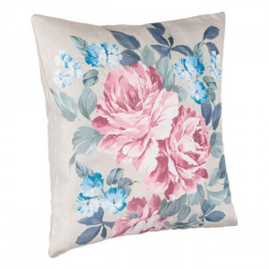 Perna decorativa cu model floral, dimensiune 45x45 cm - Img 1