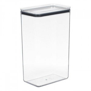 Recipient din plastic cu capac pentru alimente, dimensiune 16.5x10.5x27 cm, capacitate 4 L - Img 1