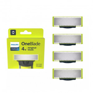 Rezerva OneBlade QP240/50 kit 4 lame,compatibil OneBlade si OneBladePro, Verde