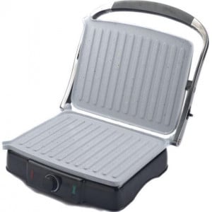 Sandwich Maker & Grill Hausberg HB-533, 2200 W, carcasa Inox, Argintiu - Img 2