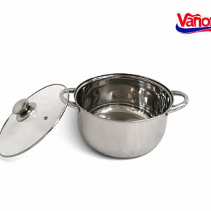 Semioala din inox cu capac, 24x13 cm, 5.7L, Dora - Img 2