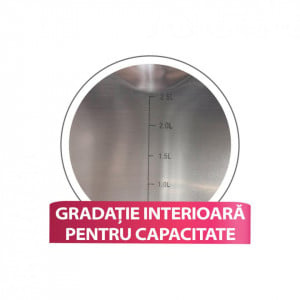 Set gatit cu 8 piese, Troya, baza capsulata 5 straturi, Inox - Img 5