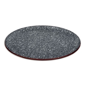 Tava pizza otel carbon, dimensiune 36x1.1 cm, doua straturi, acoperire marmura ceramica, Blaumann BL-3894 - Img 2