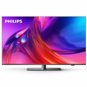 Televizor Philips AMBILIGHT tv LED 55PUS8818, 139 cm, Google TV, 4K Ultra HD, 100 Hz, Clasa E (Model 2023) - Img 2