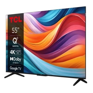 Televizor TCL QLED 55T7B, 139 cm, Smart Google TV, 4K Ultra HD, Clasa F - Img 3