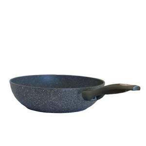 Tigaie adanca wok din aluminiu forjat, acoperire antiaderenta cu 5 straturi de particule minerale, diametru 24 cm, Brio Stone - Img 4