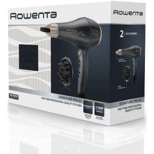 Uscator de par ROWENTA Signature Pro AC CV7827F0, 2100W, 3 trepte de viteza, 2 trepte de temperatura, jet aer rece, Gri - Img 6