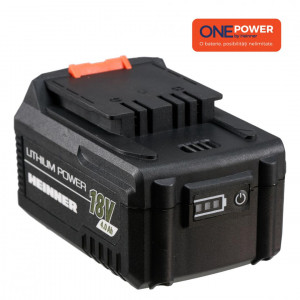 Acumulator Heinner HR-LAC002, 18V(Li-ion) 4.0Ah, compatibil cu toate sculele din gama One Power by Heinner - Img 5