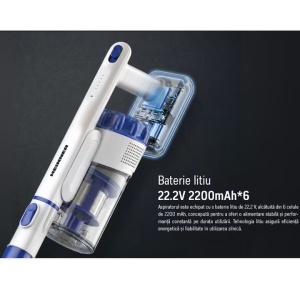 Aspirator vertical Heinner FastClean 140 HSVC-PDC140BL, Utilizare dubla: aspirare de mana sau verticala - Img 7