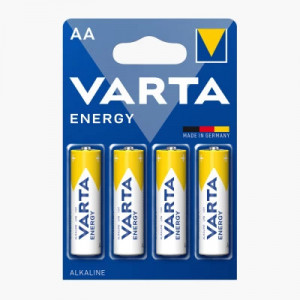 Baterie alcalina Varta, tip AA, set 4 buc