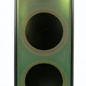 Boxa portabila activa Akai Party Speaker 1010, 100 W, Bluetooth, USB, microfon, telecomanda, Negru - Img 6