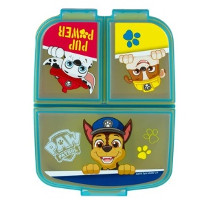 Caserola alimentara pentru copii, 3 compartimente, dimensiune 18x13.5x5.5 cm, capacitate 790 ml, Paw Patrol - Img 3