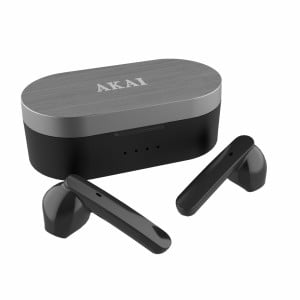 Casti audio in ear AKAI BTE-J10B, True Wireless, Bluetooth, Negru - Img 2