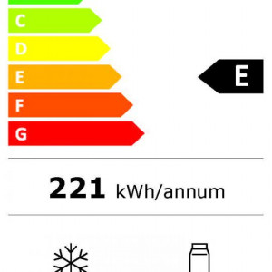 Combina frigorifica Heinner HC-V270BKWDE++, 268 l, Clasa E, Iluminare LED, Dozator de apa, H 170 cm, Negru - Img 3