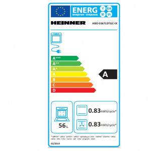 Cuptor incorporabil Heinner HBO-S567LDTGC-IX, Multifunctional, Capacitate 56L, 7 functii, Clasa energetica A - Img 5