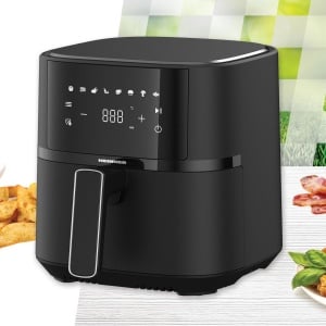 Friteuza aer cald Heinner HAF-B4BK1500, putere 1500 w, 8 programe, 4 l, Negru - Img 4