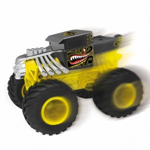 Masinuta Hot Wheels Monster Trucks - Bone Shaker, galben - Img 2