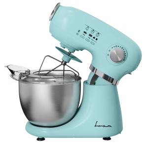 Mixer planetar FRAM FPM-D1010GR, 1000W, bol inox 5L, 12 viteze + Pulse, angrenaj metalic, accesorii pentru mixare si framantare, verde - Img 3