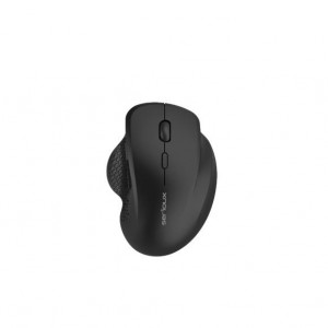 Mouse Serioux Glide 515, 1600 dpi, click silentios, ergonomic, negru