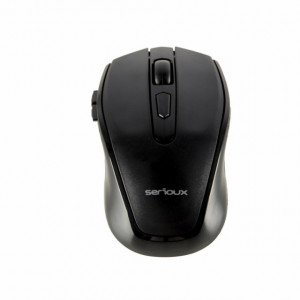 MOUSE SERIOUX PASTEL600 WR BLACK USB - Img 2