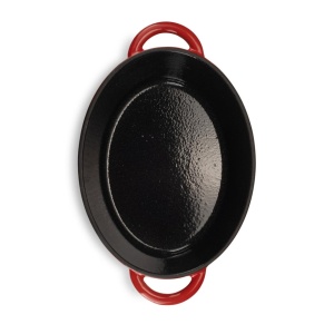 Oala ovala din fonta emailata, dimensiune 30x23 cm, capacitate 4.5l, greutate 6 kg, Hausberg H750 - Img 4