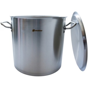 Oala profesionala din inox cu capac Schmitter, 28x28 cm, 17 L - Img 2