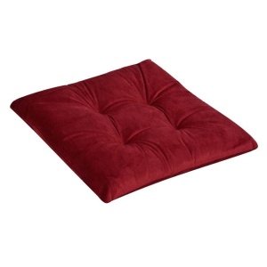 Perna velvet decorativa pentru scaun, dimensiune 38 x 38 cm, Bordo - Img 2