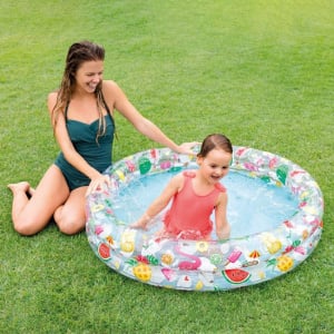 Piscina gonflabila pentru copii, dimensiune 1.22 x 0.25 m, Multicolor - Img 2