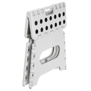 Scaunel pliabil pentru copii, dimensiune 25x22x19 cm, greutate maxima 100 kg, Gri - Img 3