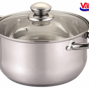 Semioala din inox cu capac, 24x13 cm, 5.7L, Dora - Img 3