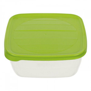 Set 4 caserole din plastic pentru alimente, diverse dimensiune, capacitate 500 ml, 900 ml, 1.5 L, 2.5 L - Img 2