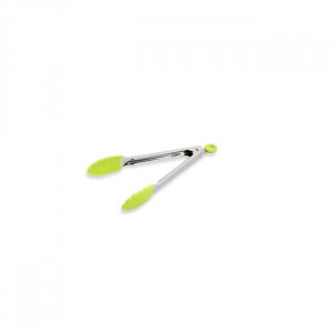 Cleste metalic cu varfuri din silicon, lungime 20 cm, Verde