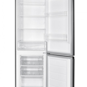 Combina frigorifica Heinner HC-HM262XF+, 262 l, Clasa F, Control electronic, Iluminare LED, H 180 cm, Inox - Img 3