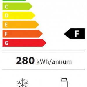 Combina frigorifica Heinner HC-V286WDF+, 286 l, Clasa F, Dozator apa, Less Frost, H 180 cm, Alb - Img 3