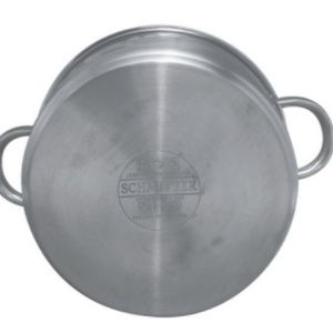 Cratita din inox cu capac, capacitate 2.5 l, dimensiune 18 x 10 cm, fund in 3 straturi, Schmitter - Img 4