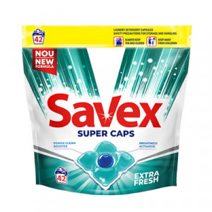 Detergent Rufe, 42 Capsule, SAVEX Super Proaspat