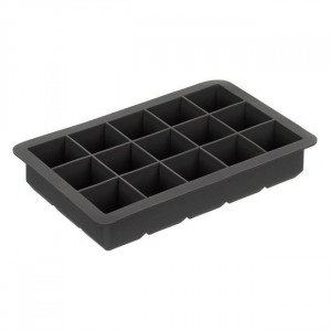 Forma din silicon pentru 15 cuburi de gheata mari, dimensiune 11 x 17.5 x 3 cm