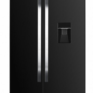 Frigider Side by side Fram FSBS-HM440NFBKWDE++, Full No Frost, compresor Inverter, dozator de apa, clasa energetica E, display LED cu control touch, capacitate totala: 439L - Img 2