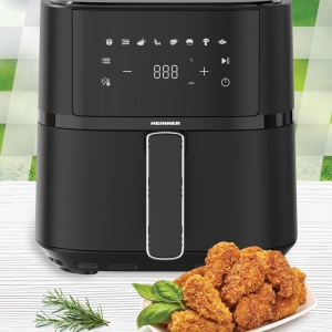 Friteuza aer cald Heinner HAF-B4BK1500, putere 1500 w, 8 programe, 4 l, Negru - Img 5