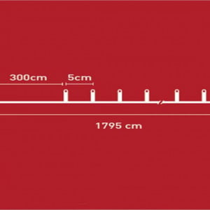 Instalatie cu 300 de becuri LED Alb Cald 17.95m cablu transparent - Img 2