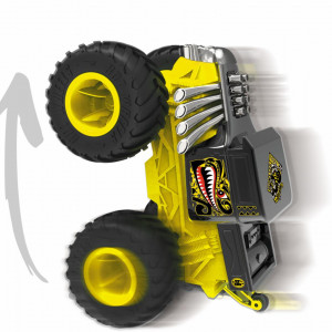 Masinuta Hot Wheels Monster Trucks - Bone Shaker, galben - Img 3