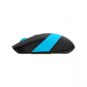 Mouse A4tech, gaming, wireless, 2.4GHz, optic, 2000 dpi, butoane/scroll 4/1, buton selectare viteza, Negru / Albastru - Img 5