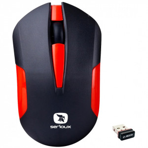 Mouse Wireless Serioux Drago 300, USB, Multicolor - Img 2