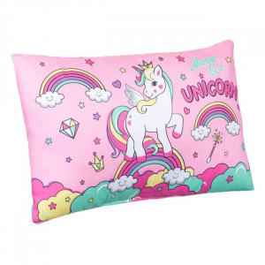 Perna decorativa pentru copii, dimensiune 50x30x10 cm, Unicorn