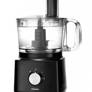 Robot de bucatarie Heinner HFP-750BK, 750 W, Bol 1.2 l, Blender 1.8 L, Disc feliere, Maruntire, Negru - Img 2