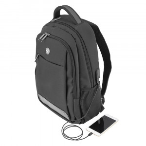 Rucsac laptop Tellur USB 15.6" Negru - Img 3